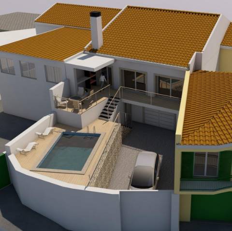 Moradia T3 com projeto aprovado, em São Pedro da Cadeira