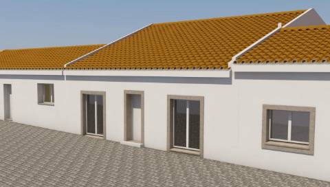 Moradia T3 com projeto aprovado, em São Pedro da Cadeira