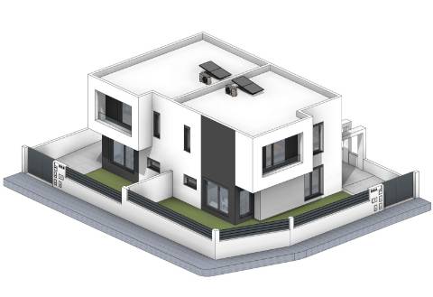 Moradia Geminada em construção