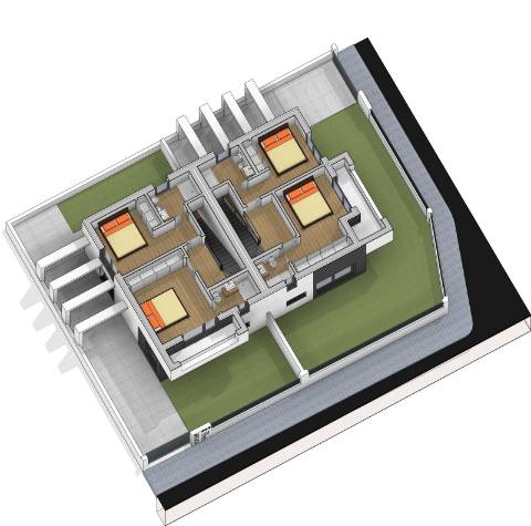 Moradia Geminada em construção