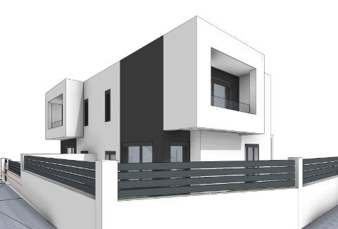 Moradia Geminada em construção