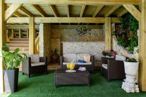 Paradisiaco hotel rural em Sáo Brás de Alportel, localizado no topo de uma colina com vista mar