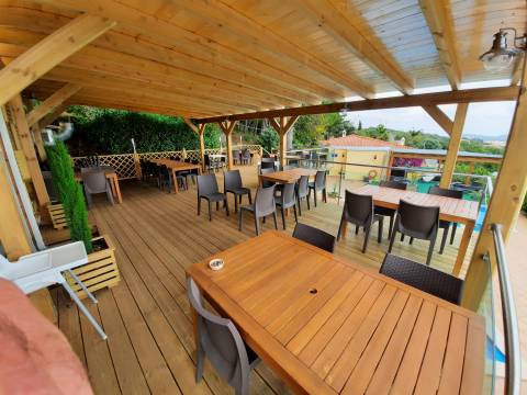 Paradisiaco hotel rural em Sáo Brás de Alportel, localizado no topo de uma colina com vista mar