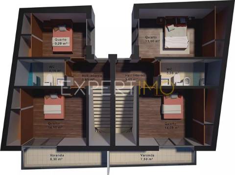 Moradia V3+1 em Alcobaça