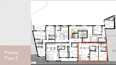Apartamento T2, Novo, com Suite e garagem dupla (condomínio com piscina)