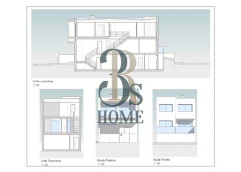 Moradia em construção na Maia