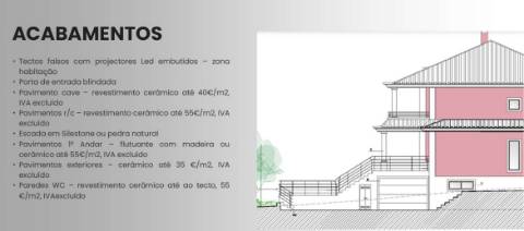 Moradia Geminada T3+1 Terraço - Granjas Novas (Em Construção)