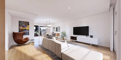 Moradia T3 em banda com Piscina, jardim e acabamentos de excelência no Estoril