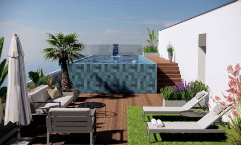 Apartamento T5 Duplex - Condomínio com jardim, piscina e ginásio