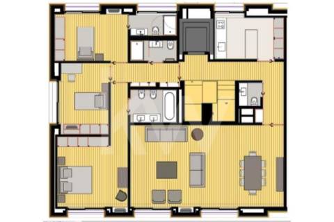 Apartamento T3 Novo com terraço e piscina em Nevogilde, Porto