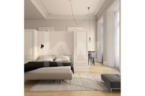 Apartamento T1+1 novo no Coração da Baixa