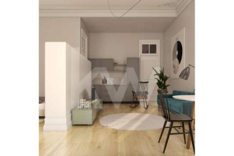 Apartamento T1+1 novo no Coração da Baixa