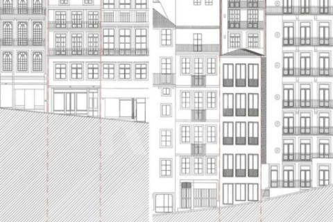 Prédio na Rua 31 de Janeiro e Rua da Madeira, centro do Porto