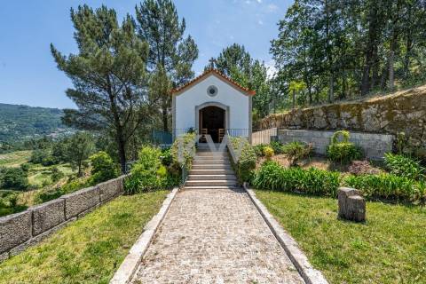 Quinta com amplo jardim, vinha, piscina, capela e vistas fabulosas, em Soalhães, Marco de Canaveses