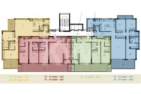 Apartamento T2 NOVO com 131 m2, Terraço de 27 m2 * Dois Lugares de Estacionamento