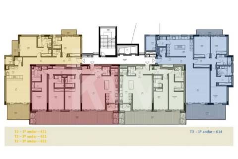 Apartamento T2 NOVO com 132 m2, Terraço de 24 m2 * Três Lugares de Estacionamento