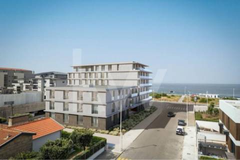 Apartamento T1 na primeira linha da praia, entre pinhais, rio e mar | Vila do Conde