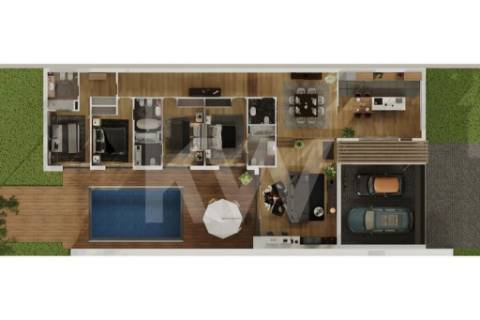 Moradia T4 Térrea em Celeirós, Braga