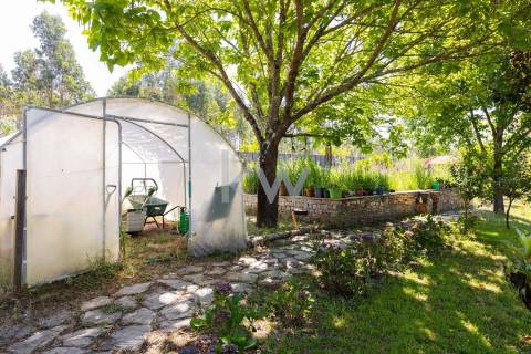 Quinta recatada com piscina num lote de 4.000 m2 ajardinados com 2 casas