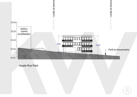  Terreno para construção de edifício habitacional - Pedrouços (Próximo ao Polo Universitário)
