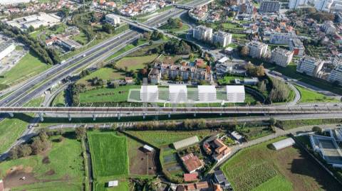 Terreno com PIP aprovado para construção em altura no Centro da Cidade da Maia