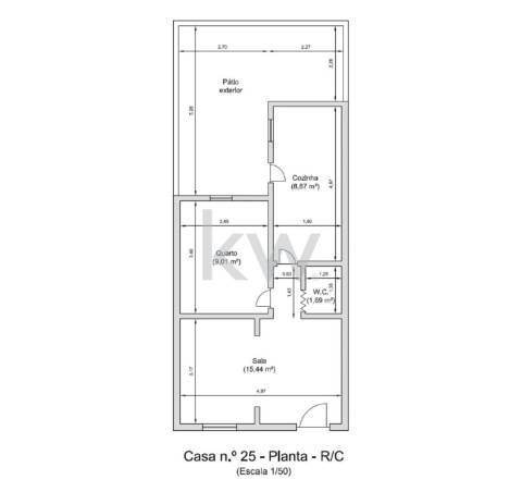 MORADIA T1 PARA VENDA - VILA NOVA DE GAIA (ZONA DOS CEDROS)