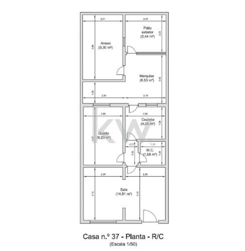 MORADIA T1 PARA VENDA - VILA NOVA DE GAIA (ZONA DOS CEDROS)