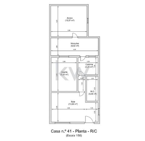 MORADIA T1 PARA VENDA - VILA NOVA DE GAIA (ZONA DOS CEDROS)