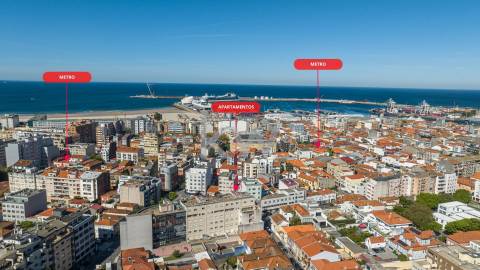 T2+1,  duplex, Rua França Júnior (Matosinhos Centro), novo a estrear, com 107m2