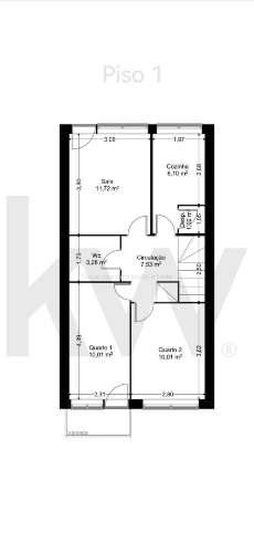 Prédio com 2 frações T2 - Sto. Ovídeo