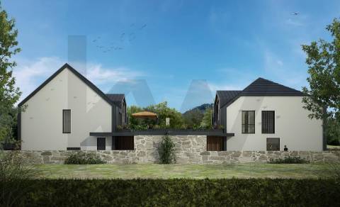 MORADIA T3 DE SONHO EM MONTE CÓRDOVA – DESIGN MODERNO COM ESTILO CHALÉ DE MONTANHA