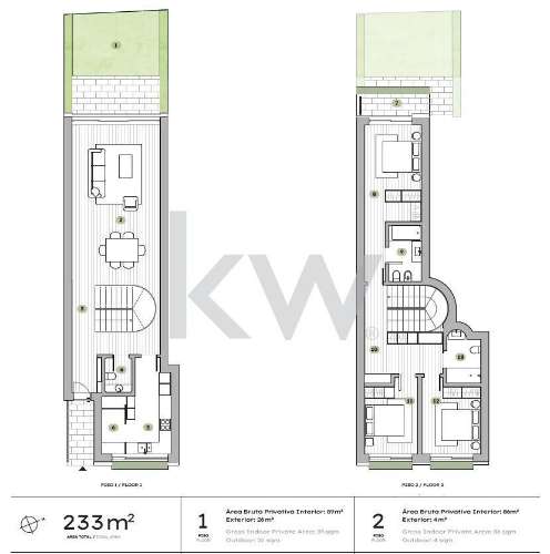 Apartamento T3D com jardim privativo em cond. privado com piscina junto ao Parque da Cidade e Foz