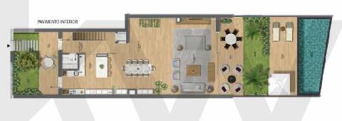 T4 Duplex com Piscina Privativa em Nevogilde NOVO