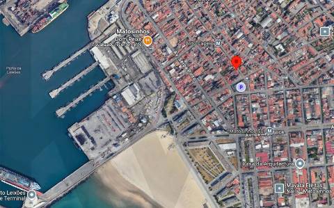 Prédio c/ Projecto aprovado em ARU Matosinhos