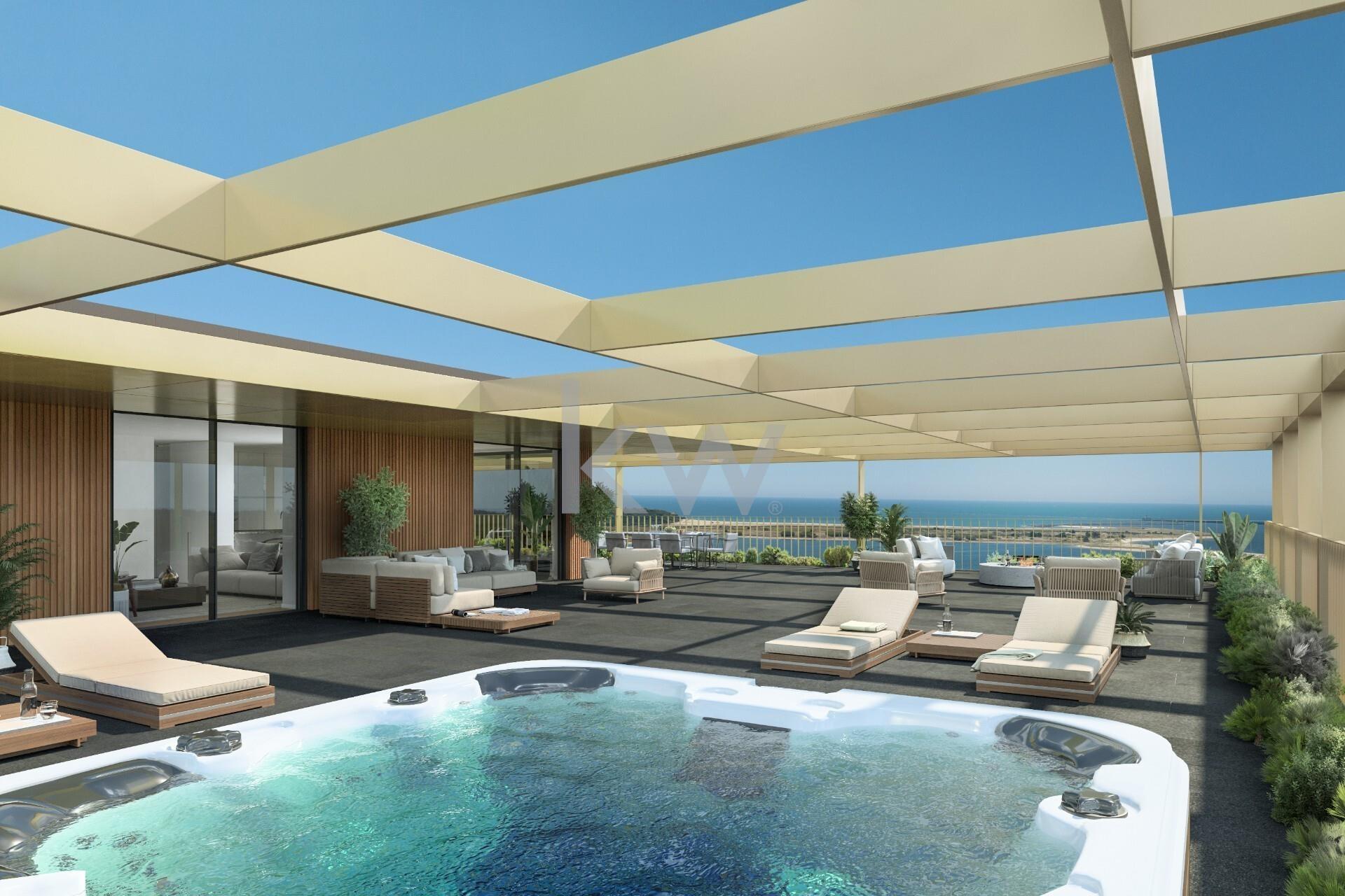 PENTHOUSE T5| TERAÇO E JACUZZI | CONSTRUÇÃO | EMP. MARINA DOURO | RIO DOURO | VILA NOVA DE GAIA