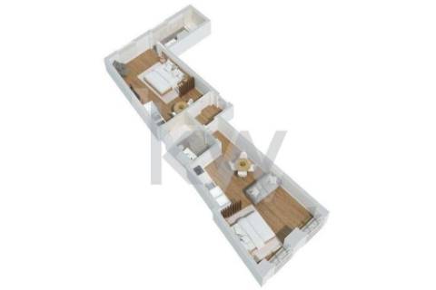 Loft T0 + T0  em Vila Nova de Gaia próximo à Ponte D. Luís e Jardim do Morro