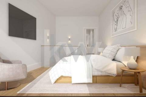 Loft T1 + T0 com varanda em Vila Nova de Gaia próximo à Ponte D. Luís e Jardim do Morro