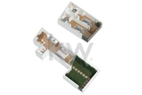 Loft T1 + T0 com varanda em Vila Nova de Gaia próximo à Ponte D. Luís e Jardim do Morro