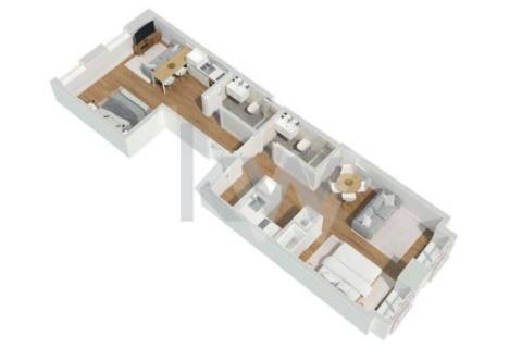 Loft T0 + T0  em Vila Nova de Gaia próximo à Ponte D. Luís e Jardim do Morro