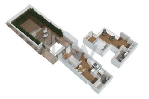 Loft com terraço em Vila Nova de Gaia próximo à Ponte D. Luís e Jardim do Morro