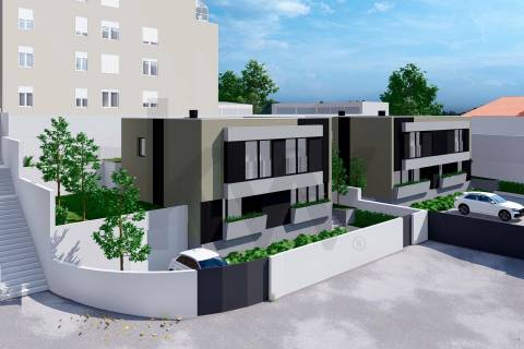 Terreno com Projeto em fase de aprovação Moradia Unifamilar nos Carvalhos (Gaia)com 590m2 VNG 