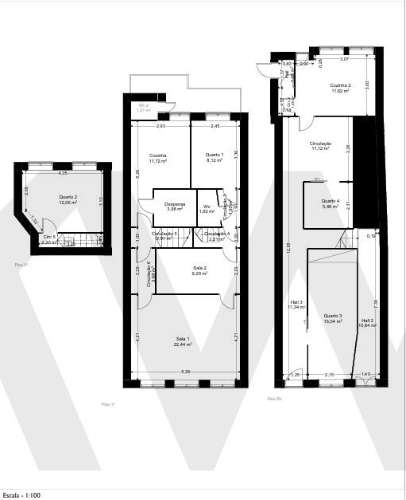 Prédio com 2 andares moradia com jardim, na Rua do Bonjardim - Porto