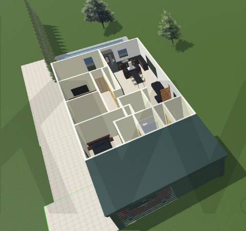 Terreno com Projeto Aprovado para Moradia Térrea