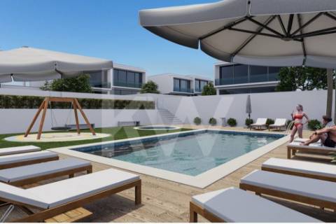 Moradia T3  Nova em Condomínio com Piscina e Vista Mar em Vila Chá, Vila do Conde, Porto