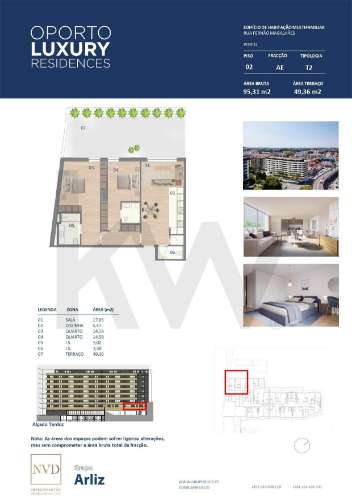 Venda Apartamento T2 (Fração AE) Porto