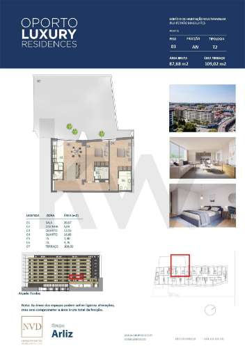 Venda Apartamento T2 (Fração AN) Porto