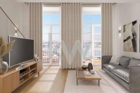 TownHouse T2 com varanda e jardim em Vila Nova de Gaia próximo à Ponte D. Luís e Jardim do Morro