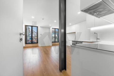 T1 novo com terraço ao "Mercado do Bolhão" na baixa do Porto