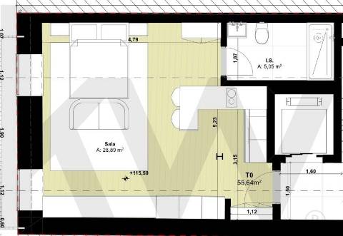 👉T1 novo ao "Mercado do Bolhão" na baixa do Porto🏡