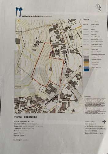 Excelente Terreno 13.600 m2 com PIP aprovado em Sta. Maria da Feira